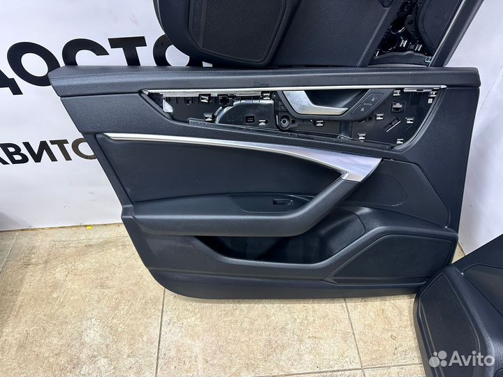 Обшивки дверей Audi A6 C8 расширенная кожа