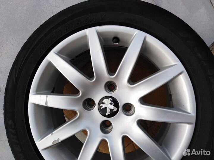 Фирменные литые диски Peugeot r16