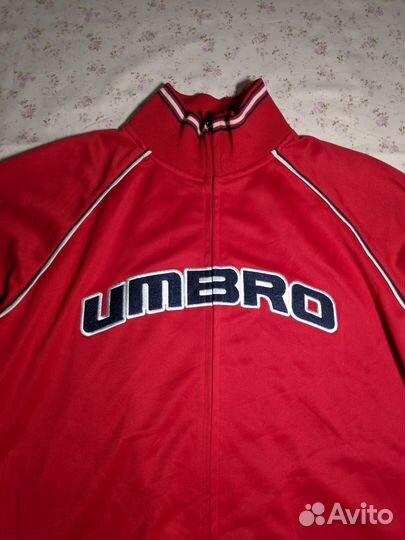 Красная олимпийка umbro vintage, rare 90s