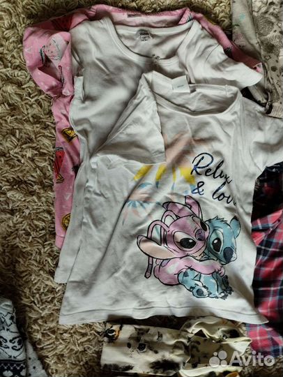 Вещи для девочки пакетом 116-128