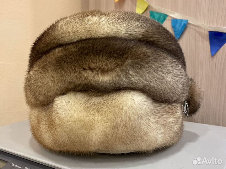 Шапка норковая женская
