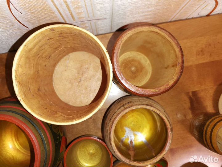Деревянная посуда. Горшки, ложки, ступа