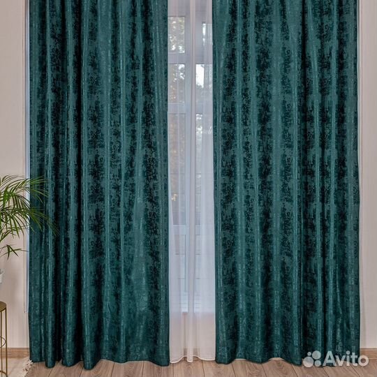 Комплект портьер мрамор Зарина Мурена шторы