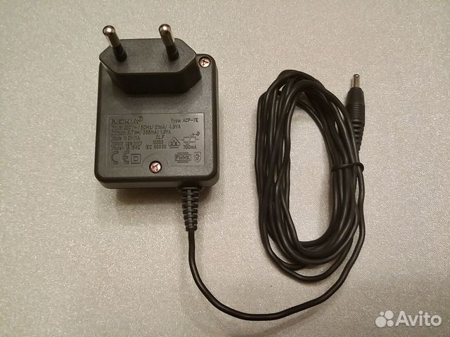 Зарядное устройство для телефонов Nokia 3,7V 355mA