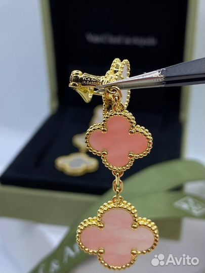 Серьги van cleef