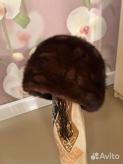Шапка норковая женская
