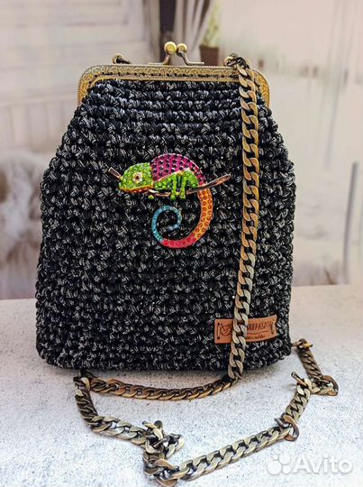 Сумка с фермуаром 'Девичьи грёзы ' на цепочке