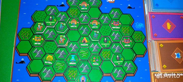 Настольная игра в стиле Героев меча и магии