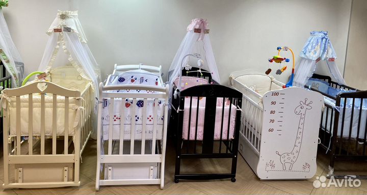 Кровать детская Митенька 160111 белая