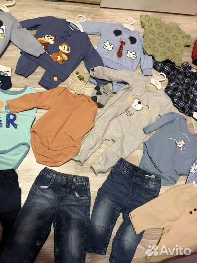 Вещи пакетом на мальчика 68 74 80