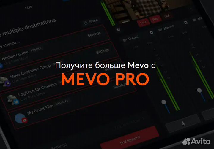 Официальная лицензия mevo PRO на год