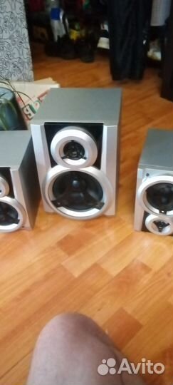 Акустические колонки и самбуфер