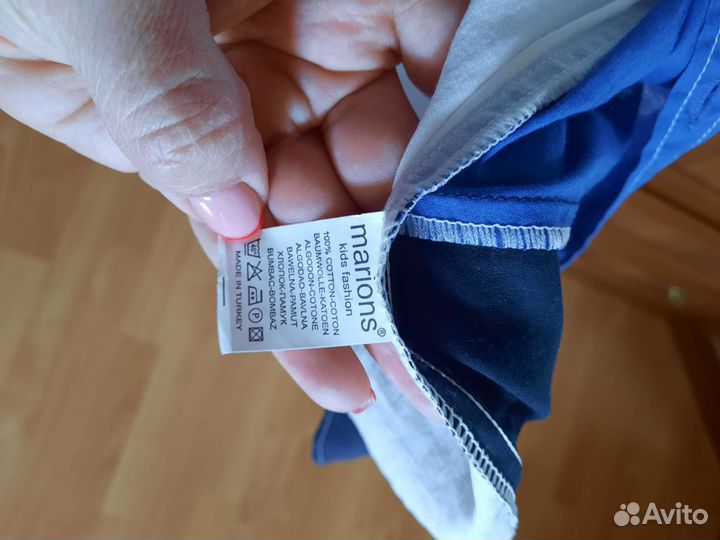 Рубашка 100 хлопок. Турция для мальчика