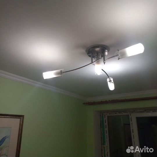 Люстра потолочная подвесной бу