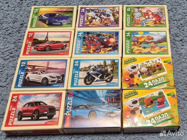 Пазлы 12, 35, 54