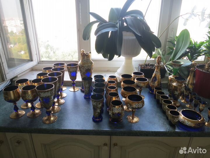 Продам большой набор стекла Богемия 