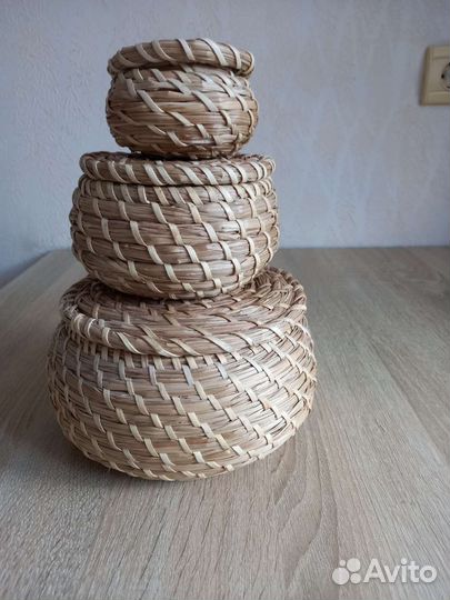 Плетеные корзинки IKEA