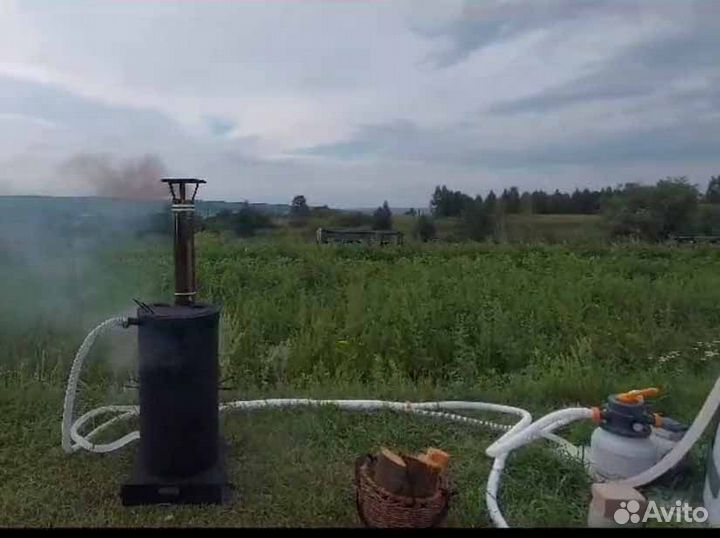 Дровяной водонагреватель для бассейна