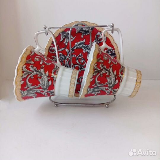 Сервиз чайный. Кофейный. Чашки. Блюдца