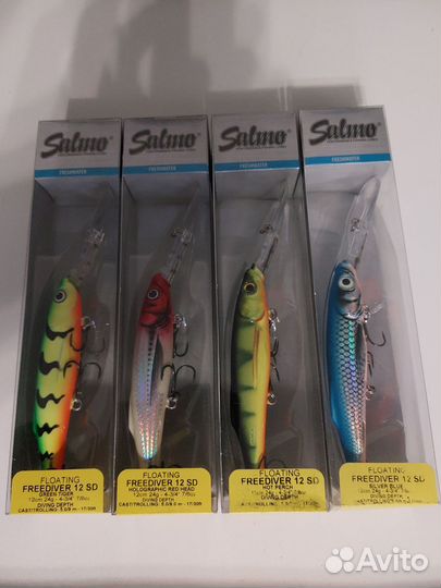 Воблеры для троллинга Salmo Freediver 12