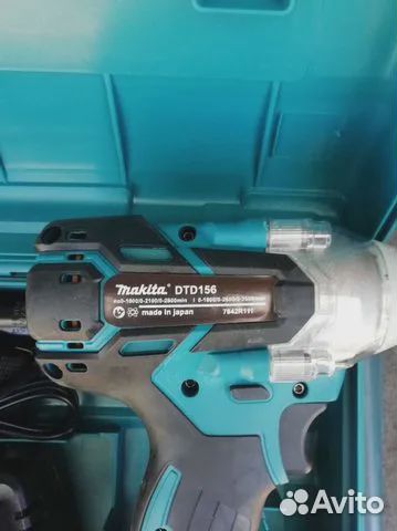 Гайковерт аккумуляторный makita 108v. Новый