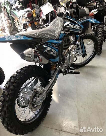 Мотоцикл motoland кросс XR250 lite синий