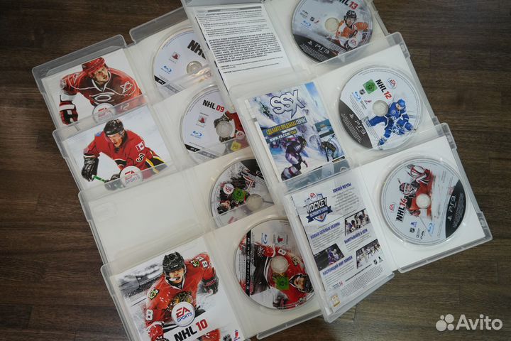 10 дисков с NHL для PlayStation 3