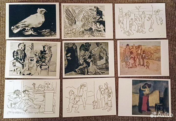 Пабло Пикассо. 30 открыток. 60-80е