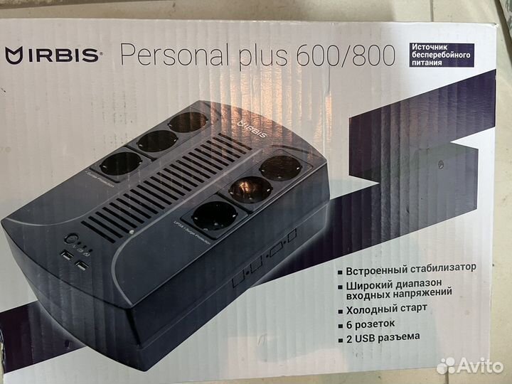 Бесперебойного питания irbis personal plus