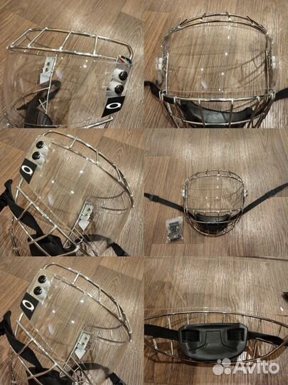 Хоккейный форма: шлем, нагрудник, трусы, визор