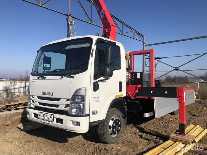Isuzu NPR75L-H с КМУ, 2022