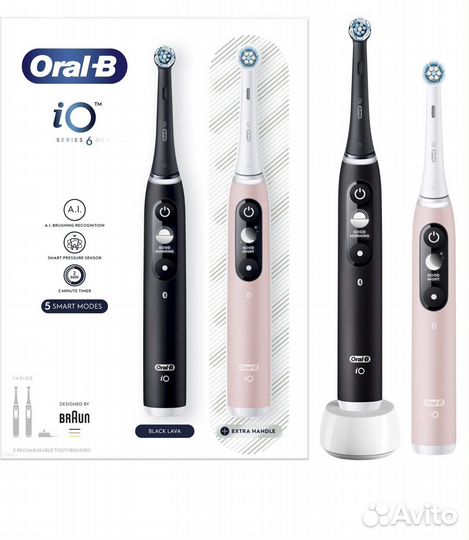 Зубная щетка Oral-B iO Series 6 Duo Black/Pink