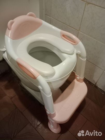 Сидушка на унитаз со ступенькой