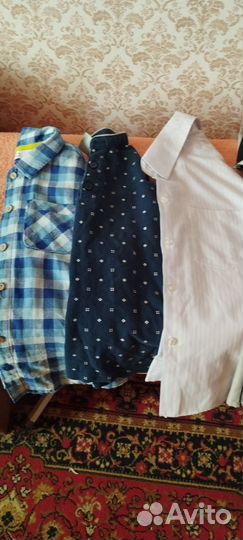 Рубашки на мальчика 5-7 лет