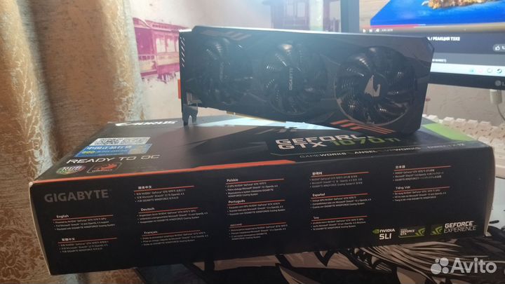 Видеокарта gtx 1070 ti 8gb