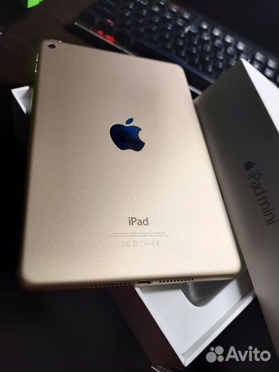 iPad mini 4 128gb wifi, золотой (gold)