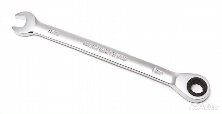 Ключ комбинированный трещоточный 18мм Rock Force R