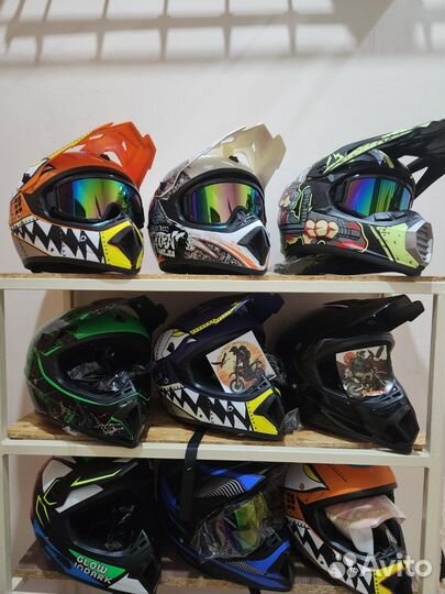 Мотошлем кроссовый