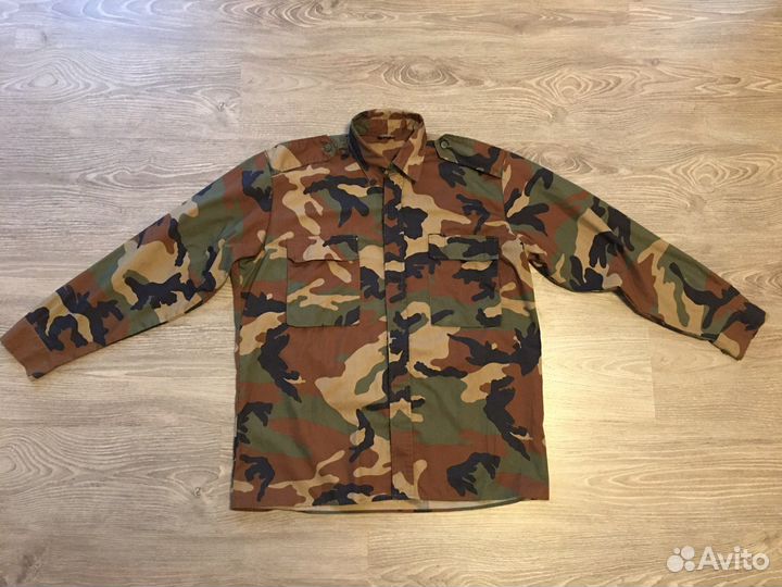 Рубашка камуфлированная с длинным рукавом