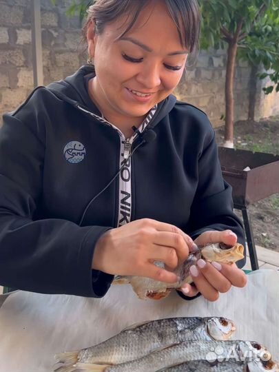 Вобла вяленая с икрой