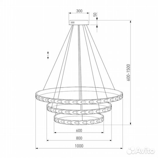 Люстра Eurosvet 