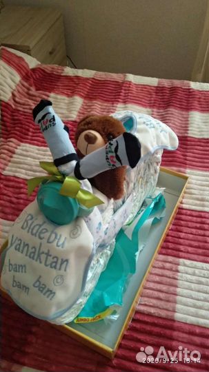 Подарок из памперсов