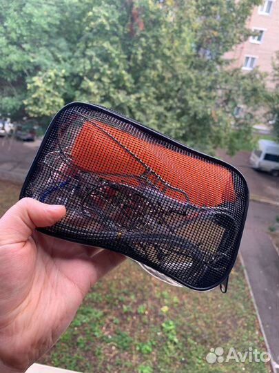 Кукан 3,5м. 5 карабинов, поплавок, трос металл