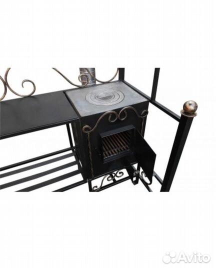 Мангал с зольником