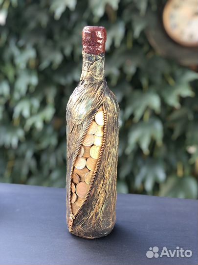 Бутылка декоративная