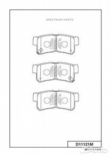 Kashiyama D11121M Колодки тормозные дисковые Hyund
