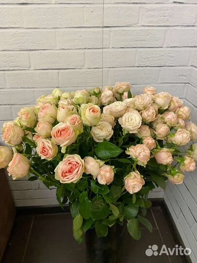 Цветы розы букет