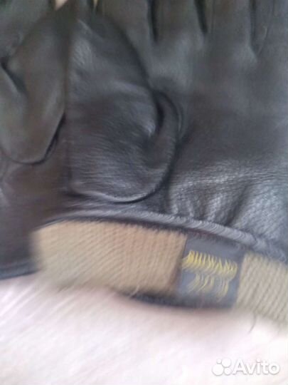 Перчатки мужские кожа