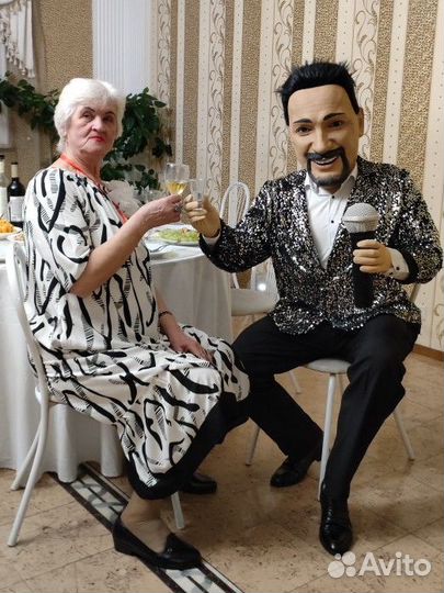 Ростовая кукла Стас Михайлов/поздравление