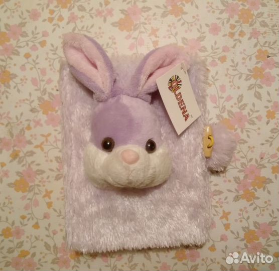 Пушистый фотоальбом с мягкой игрушкой Зайка новый